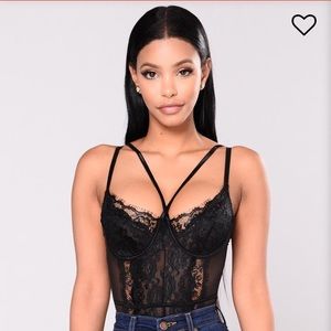 Elegant Black Lace Women Top